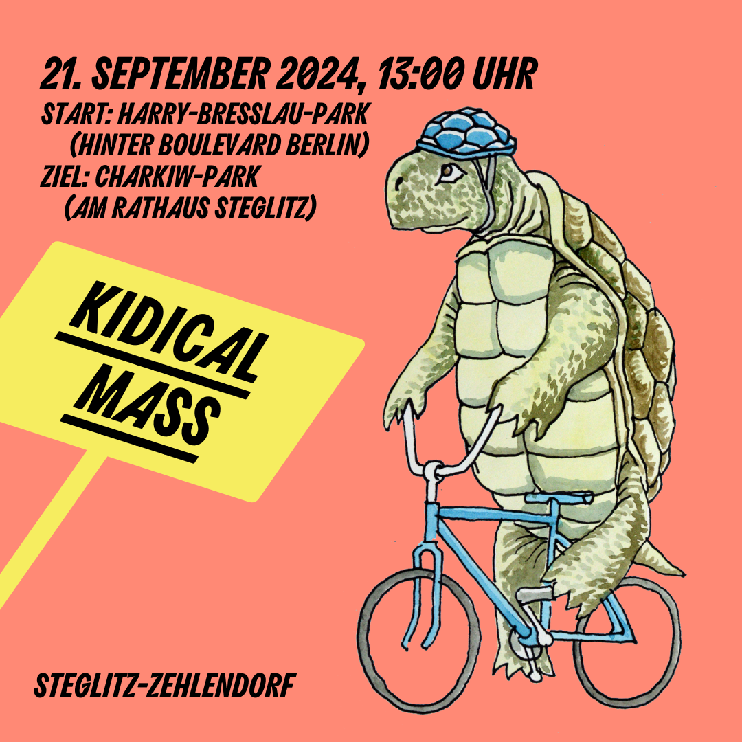 Kidical Mass in Steglitz-Zehlendorf – Straßen sind für alle da!